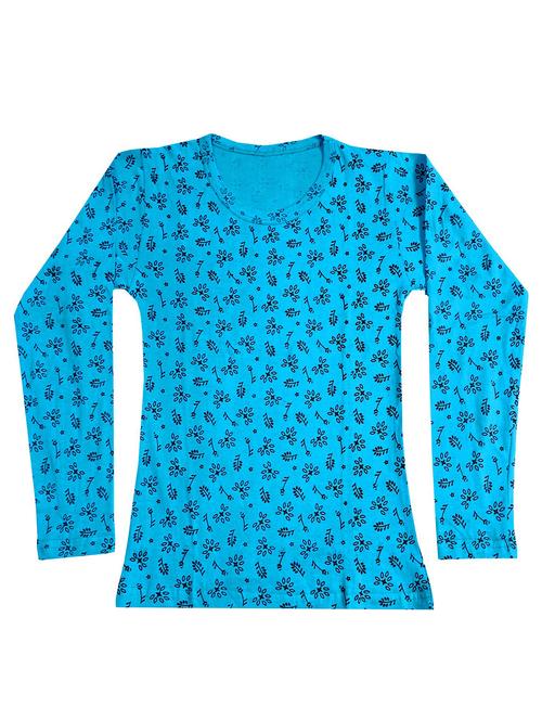 girls round neck printed tee - 19830775 - Standard Image - 0