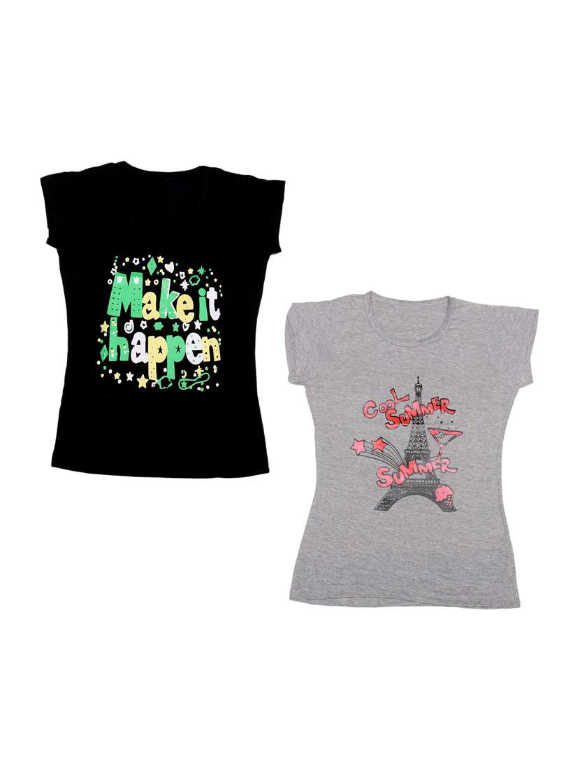 pack of 2 round neck regular tees - 19831428 - Zoom Image - 0