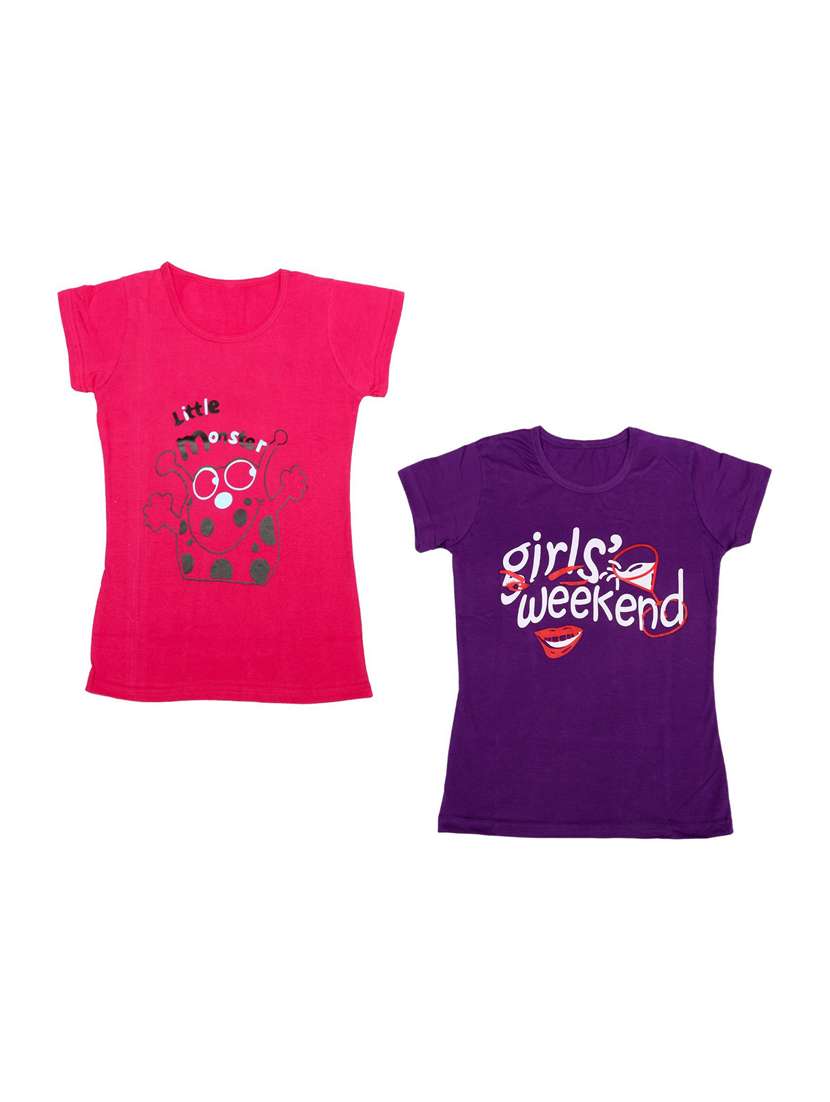 pack of 2 round neck regular tees - 19831528 - Zoom Image - 0