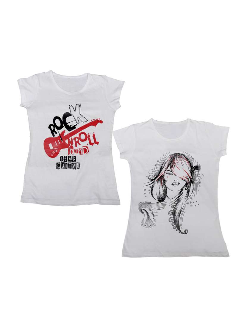pack of 2 round neck regular tees - 19831592 - Zoom Image - 0