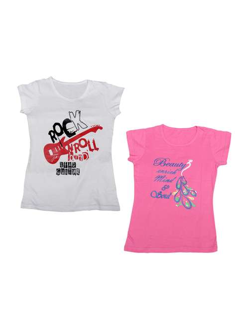 pack of 2 round neck regular tees - 19831598 - Standard Image - 0