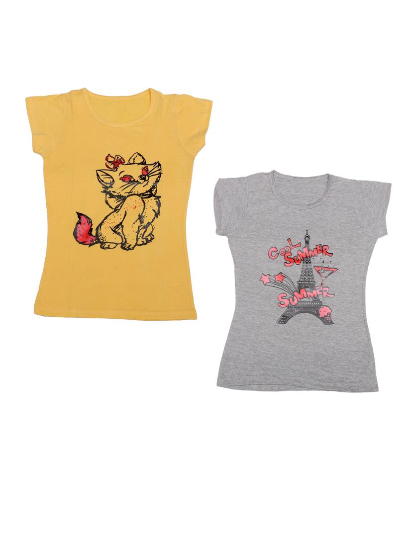 pack of 2 round neck regular tees - 19831714 - Zoom Image - 0