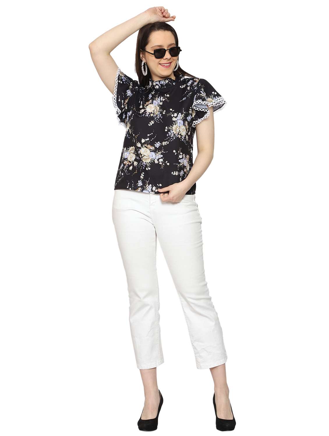 women's straight mock neck top - 19831826 -  Standard Image - 3