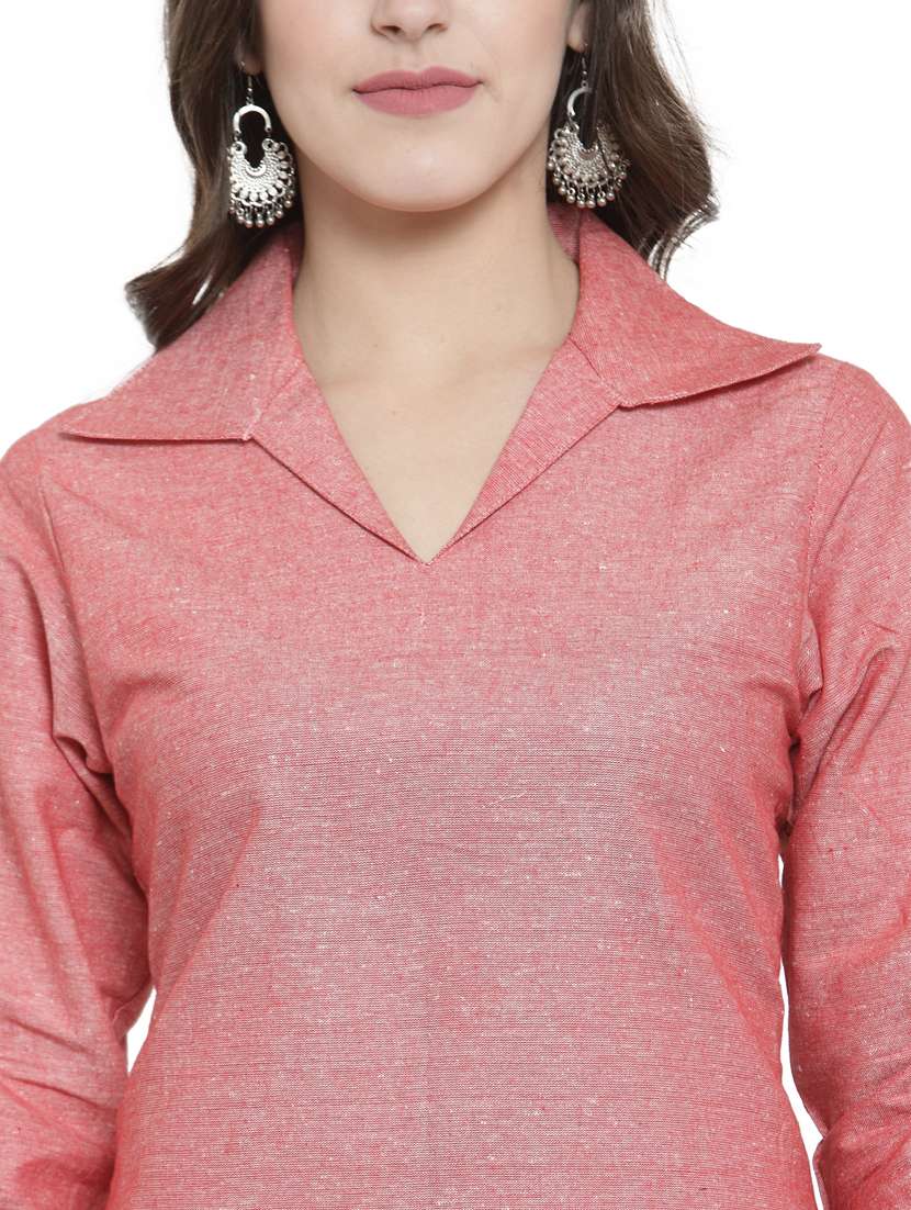 women's straight kurta - 19832240 - Standard Image - 5