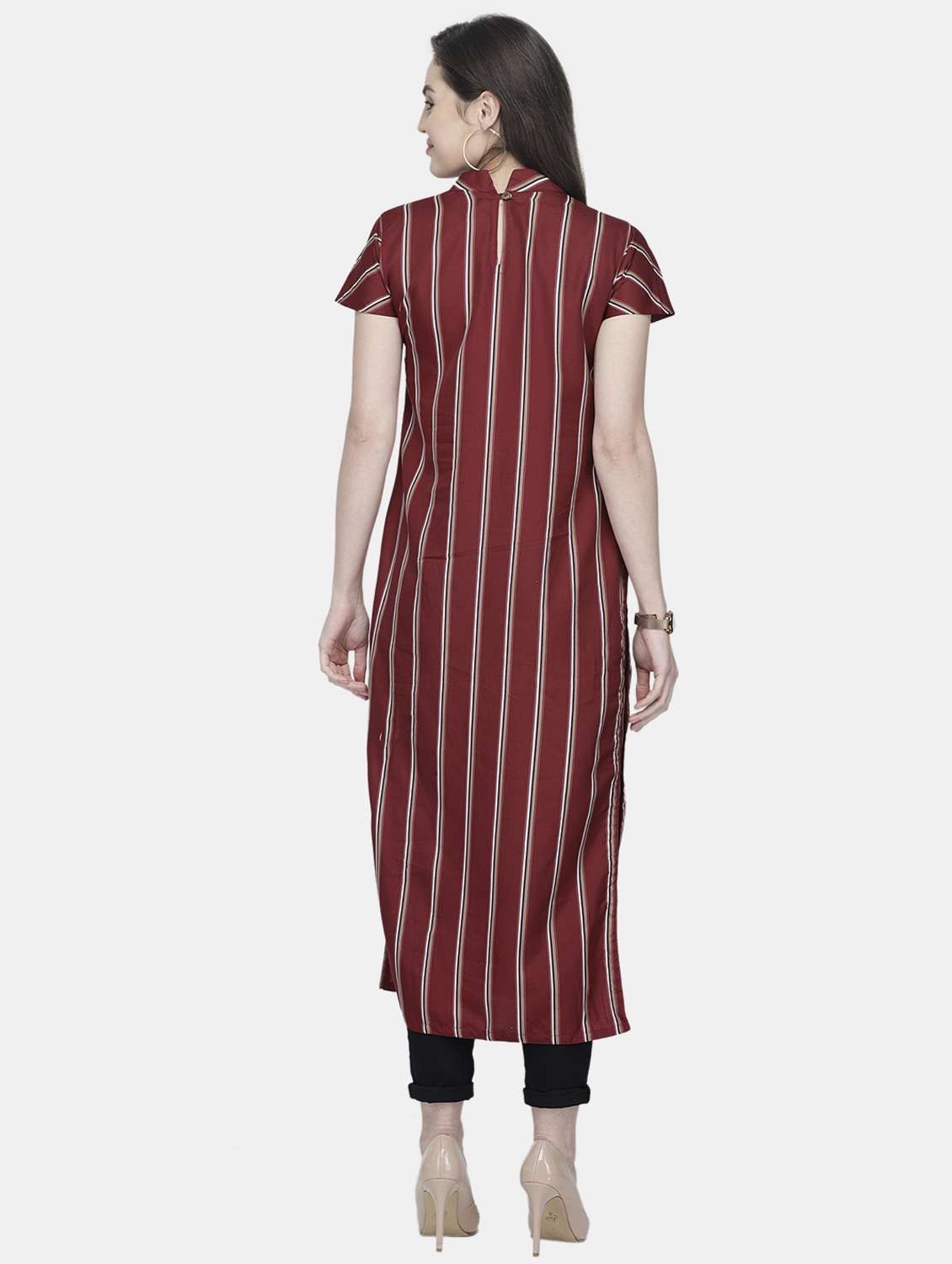 women's straight kurta - 19832265 -  Standard Image - 3