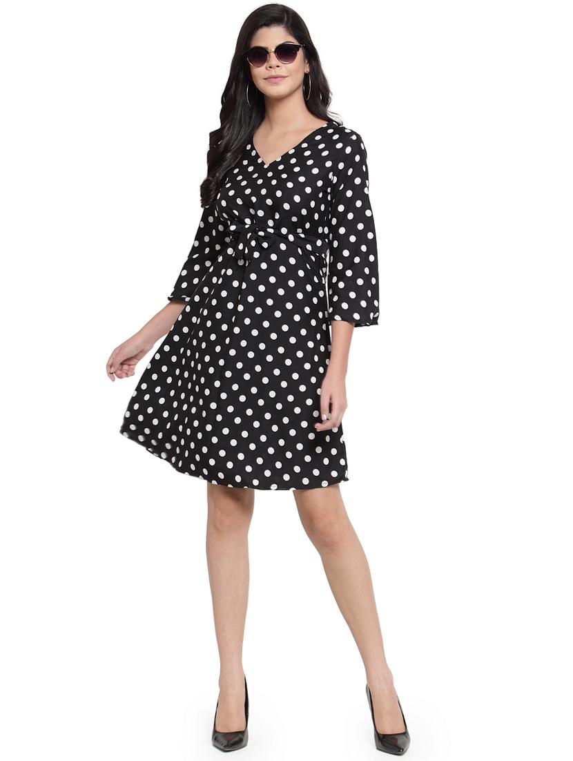 women's polka dots dress - 19832277 - Standard Image - 3