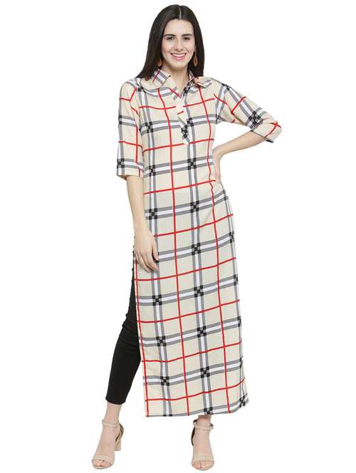 women's straight kurta - 19832295 -  Standard Image - 0