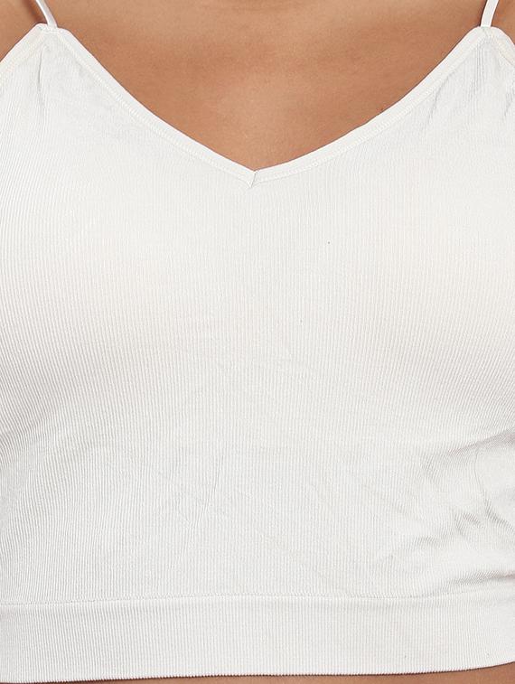 solid non-wired bralette - 19838536 - Standard Image - 3