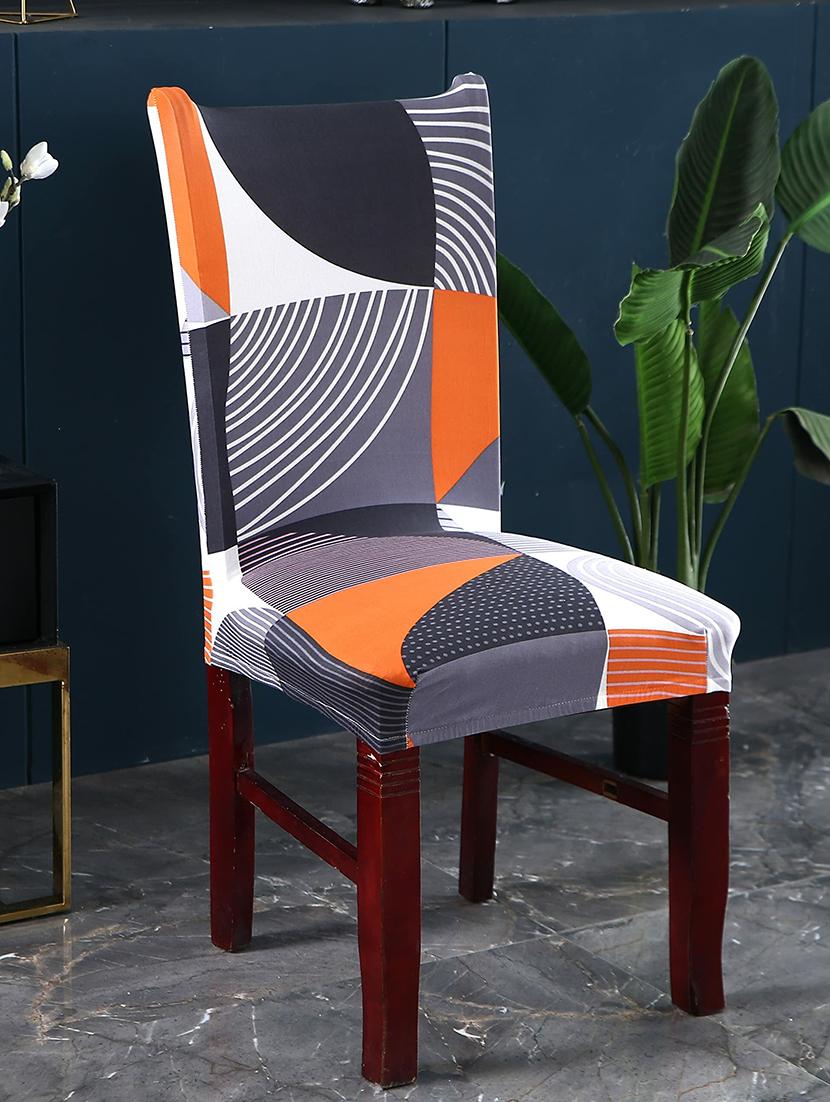 pack of 2 multi colored printed chair cover - 19839434 -  Zoom Image - 0