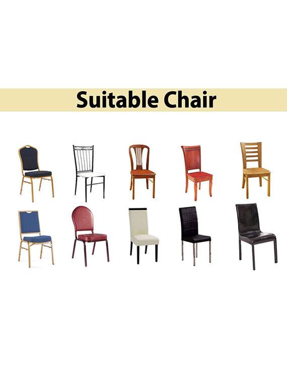 pack of 6 green printed chair cover - 19839473 -  Standard Image - 3