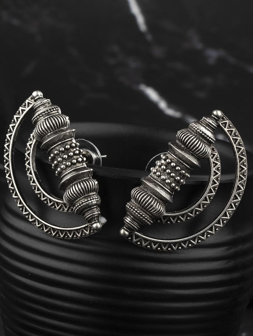 silver alloy studs earring - 19839896 - Zoom Image - 0
