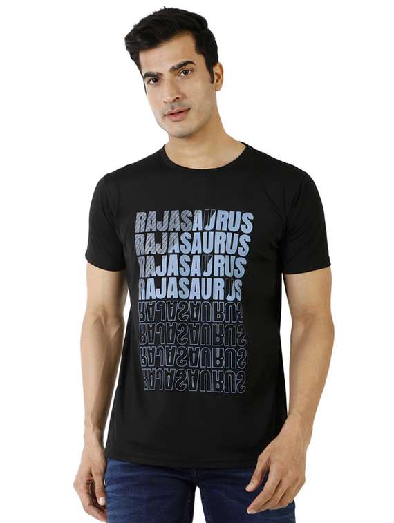 crew neck chest print t-shirt