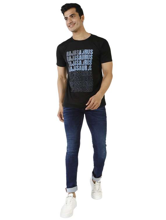crew neck chest print t-shirt - 19839984 - Standard Image - 3
