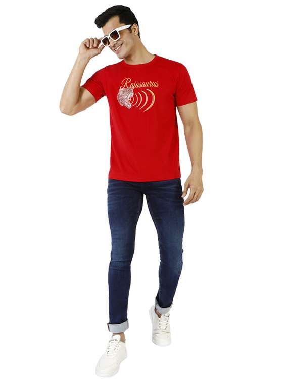 crew neck chest print t-shirt - 19839991 - Standard Image - 3
