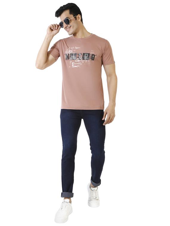 men crew neck chest print t-shirt - 19839996 - Standard Image - 3