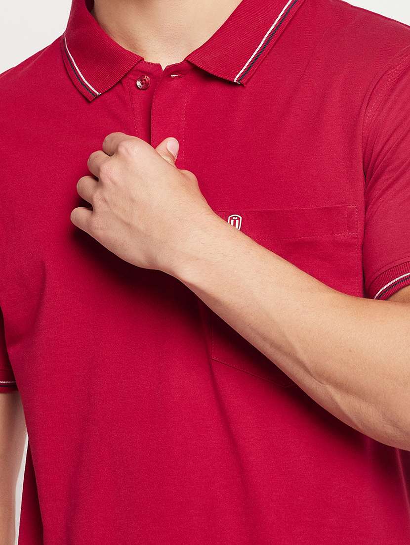 polo neck stripes polo t-shirt - 19840020 - Standard Image - 3