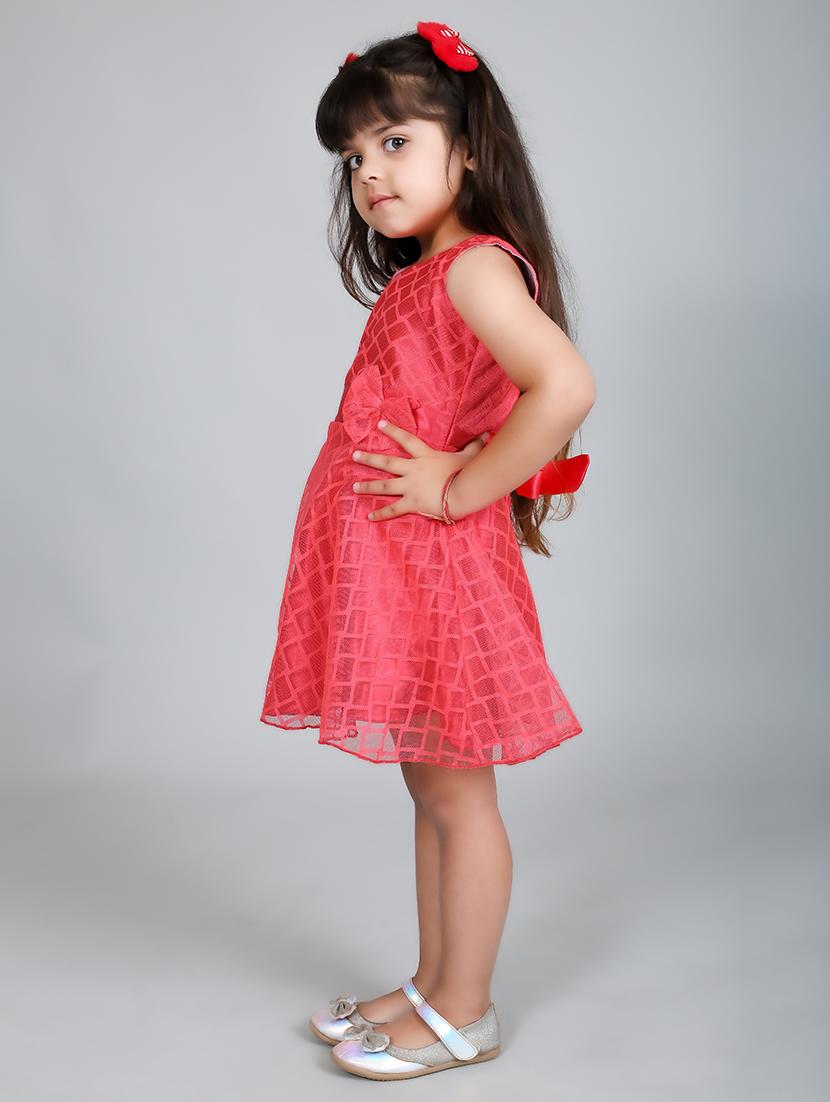 girls sweetheart neck sleeveless frock - 19840663 - Standard Image - 3