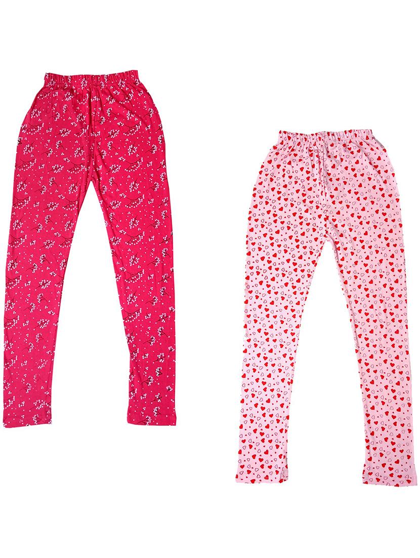 pack of 2 girls printed leggings - 19843212 - Zoom Image - 0