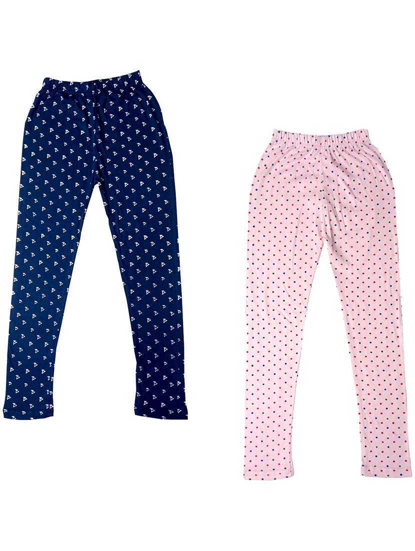 pack of 2 girls printed leggings - 19843270 - Zoom Image - 0