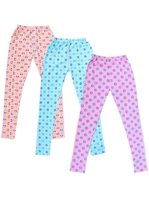 pack of 3 printed leggings - 19843630 - Standard Image - 0
