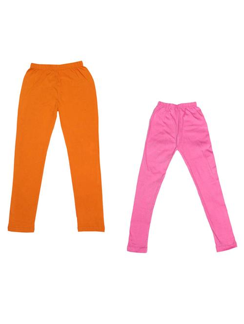 girls pack of 2 leggings - 19845248 - Standard Image - 0