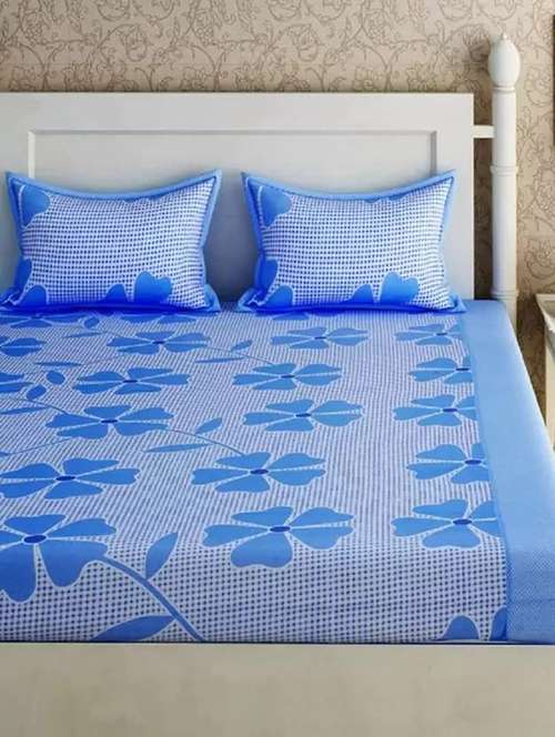 printed bedsheet with pillow covers - 19846832 -  Standard Image - 0