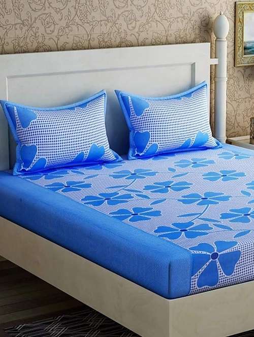 printed bedsheet with pillow covers - 19846840 -  Standard Image - 0