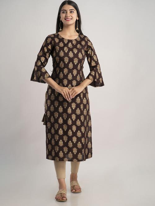 women's straight kurta - 19847232 - Standard Image - 0