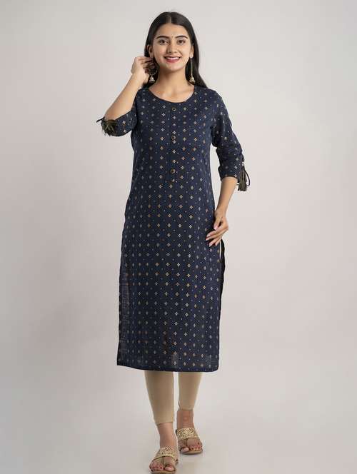 women's straight kurta - 19847287 - Standard Image - 0