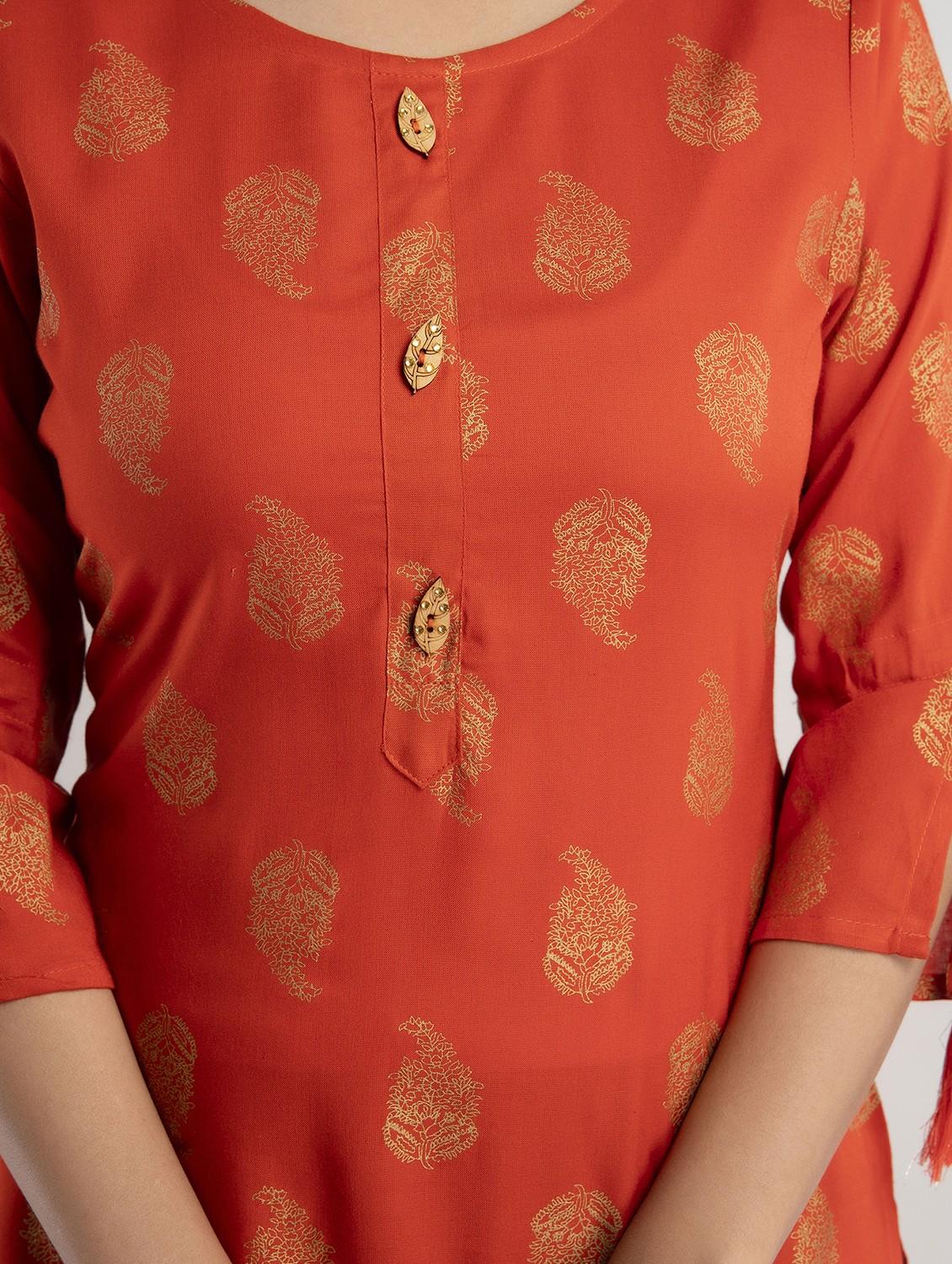 women's straight kurta - 19847293 - Standard Image - 3