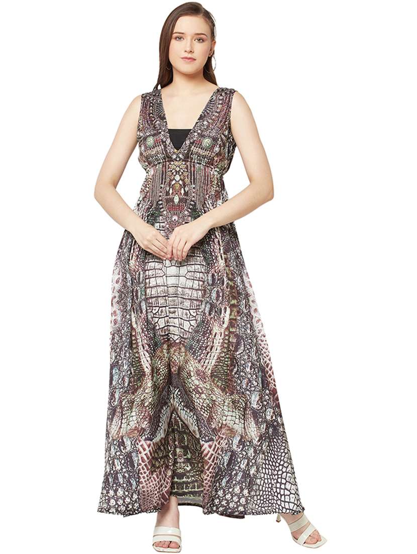 women's fit & flare floral dress