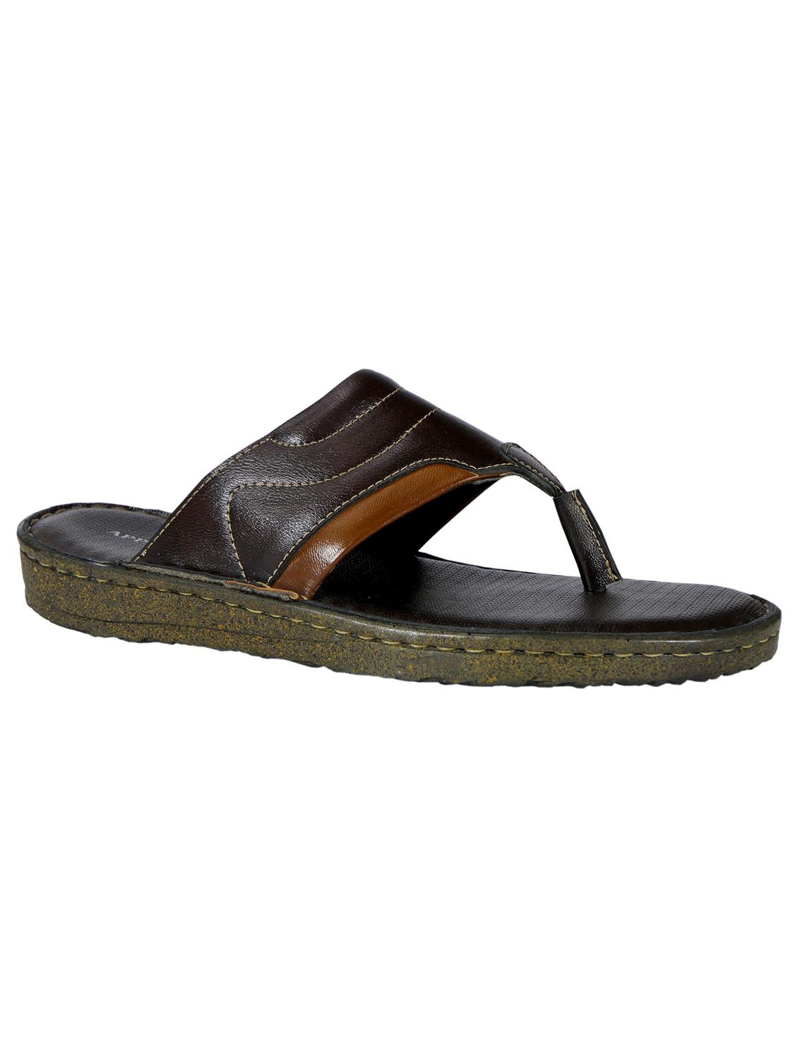 brown synthetic slip on flip flop - 19848676 - Zoom Image - 0