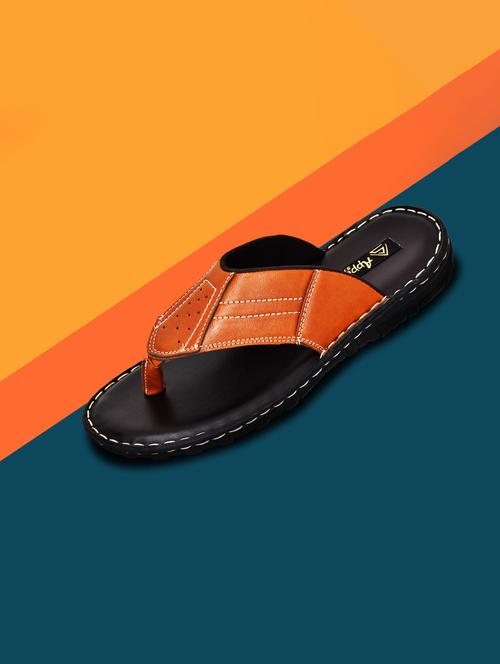 tan synthetic slip on flip flop - 19848733 - Standard Image - 0