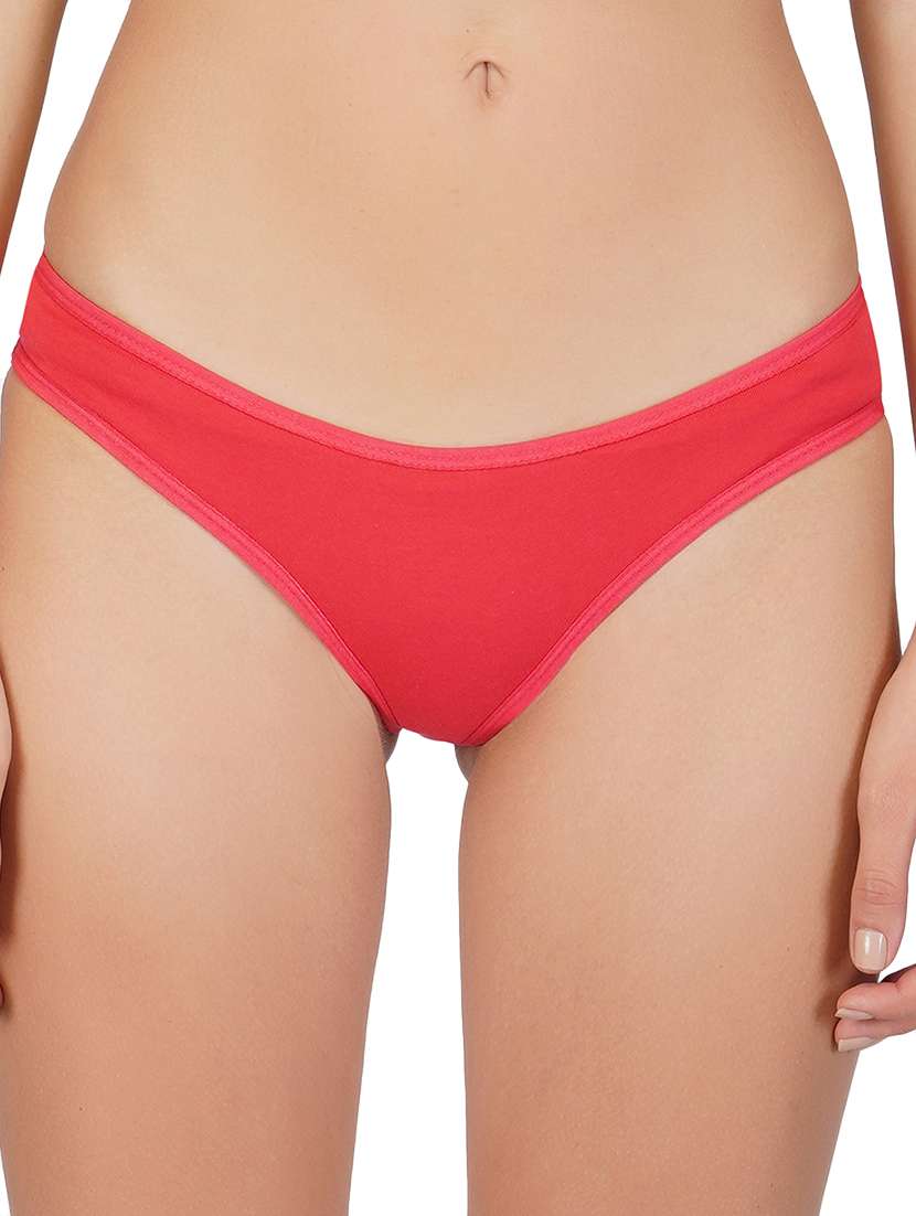 orange lycra thongs panty - 19849121 - Zoom Image - 0