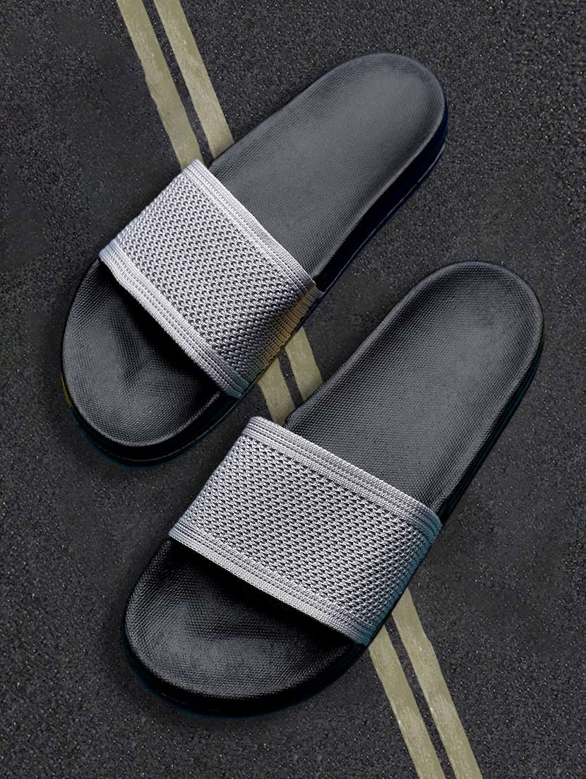 grey slip on flip flop