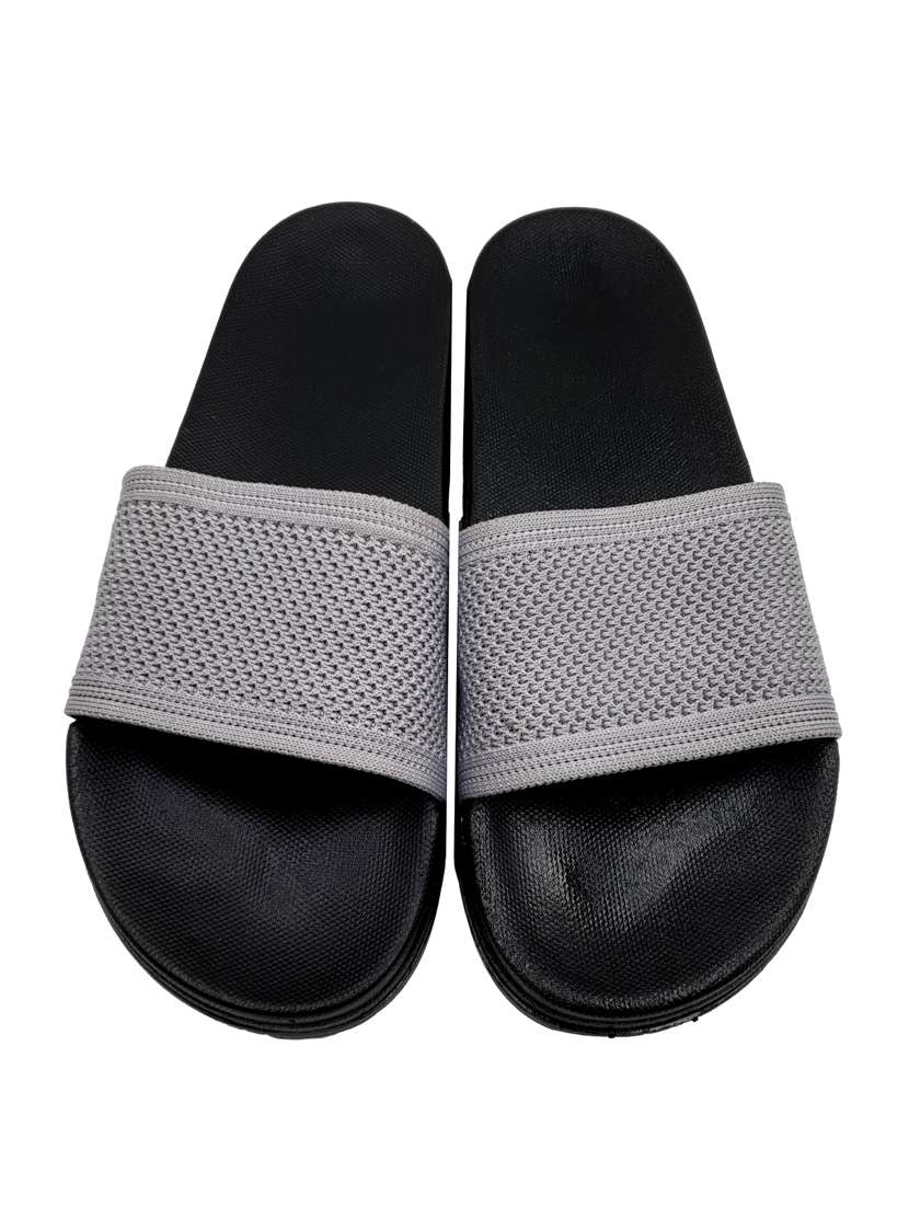 grey slip on flip flop - 19849245 -  Standard Image - 3