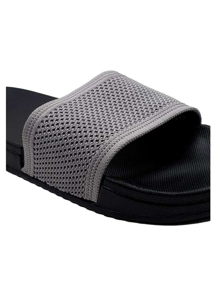grey slip on flip flop - 19849245 -  Standard Image - 5