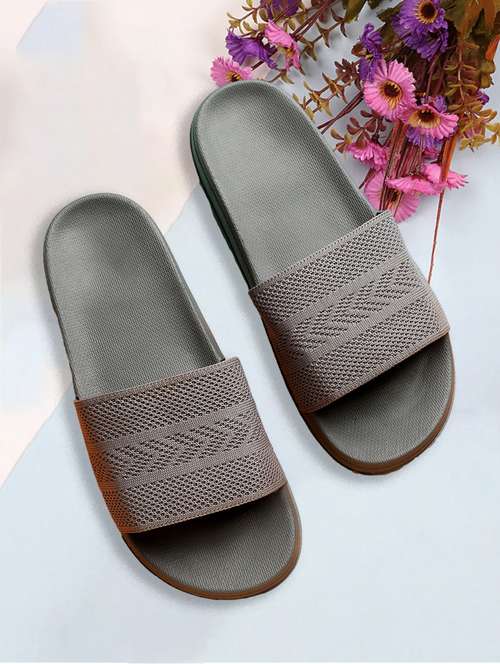 fly arrow grey flip flop for women - 19849402 -  Standard Image - 0