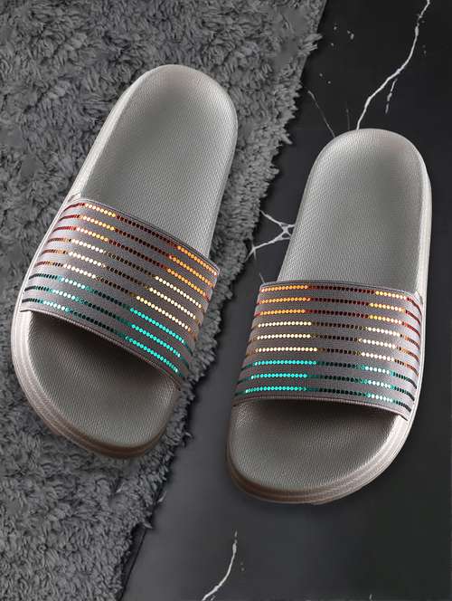 fly ch line grey flip flop for women - 19849416 -  Standard Image - 0