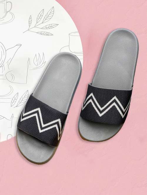 fly w grey flip flop for women - 19849456 - Standard Image - 0