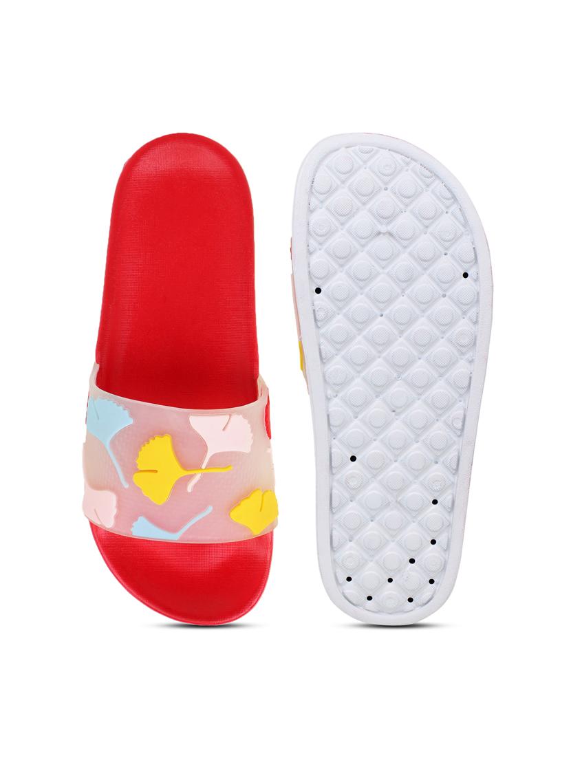 transparent gobi red flip flop for women - 19849497 - Standard Image - 5