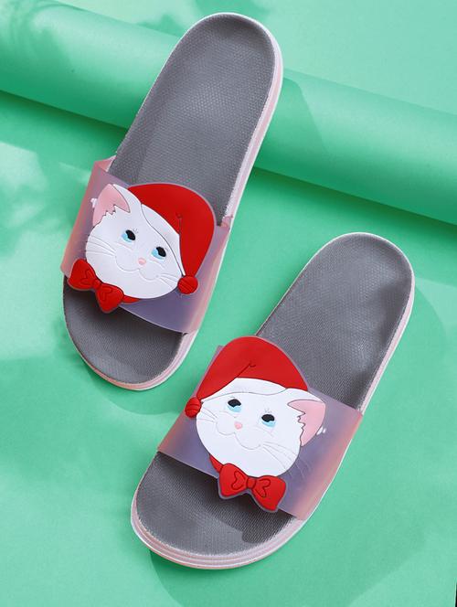 transparent hatcat grey flip flop for women - 19849501 - Standard Image - 0