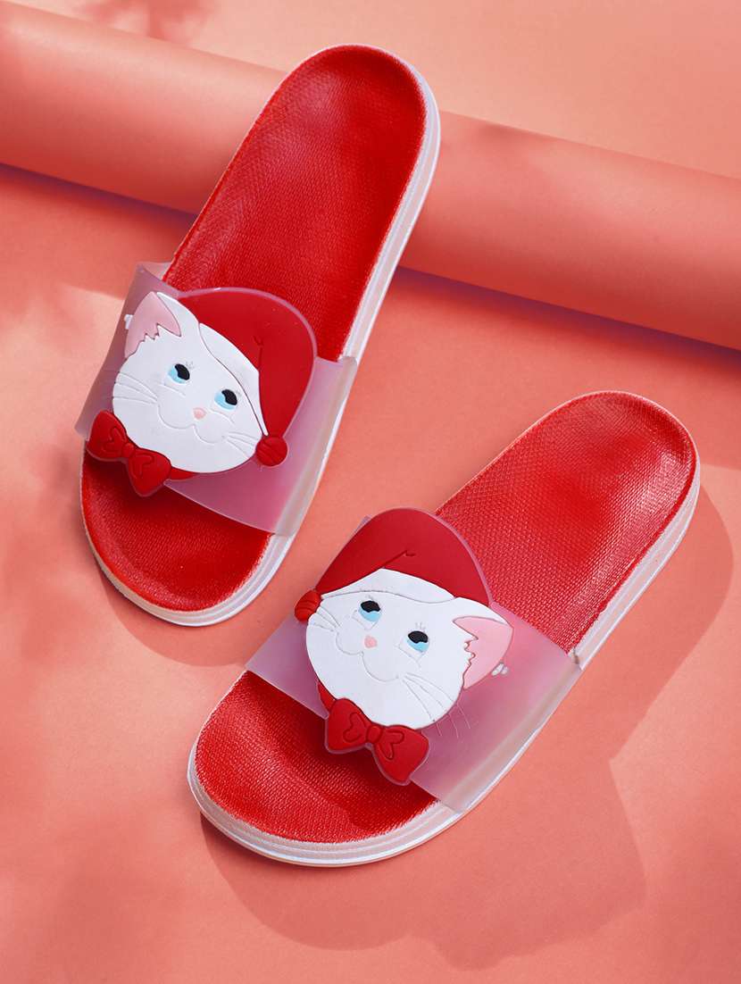 transparent hatcat red flip flop for women - 19849503 - Zoom Image - 0