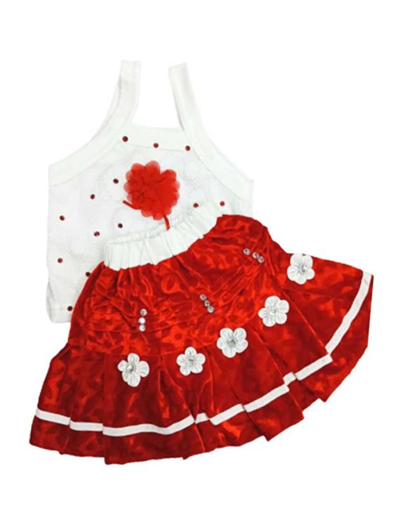 girls red skirt top twin set - 19849809 - Zoom Image - 0