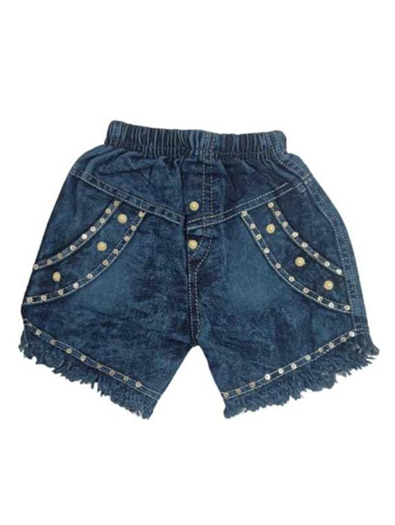 girls top & denim shorts twin set - 19849819 - Standard Image - 3