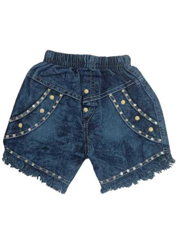 girls top & denim shorts twin set - 19849820 - Standard Image - 3