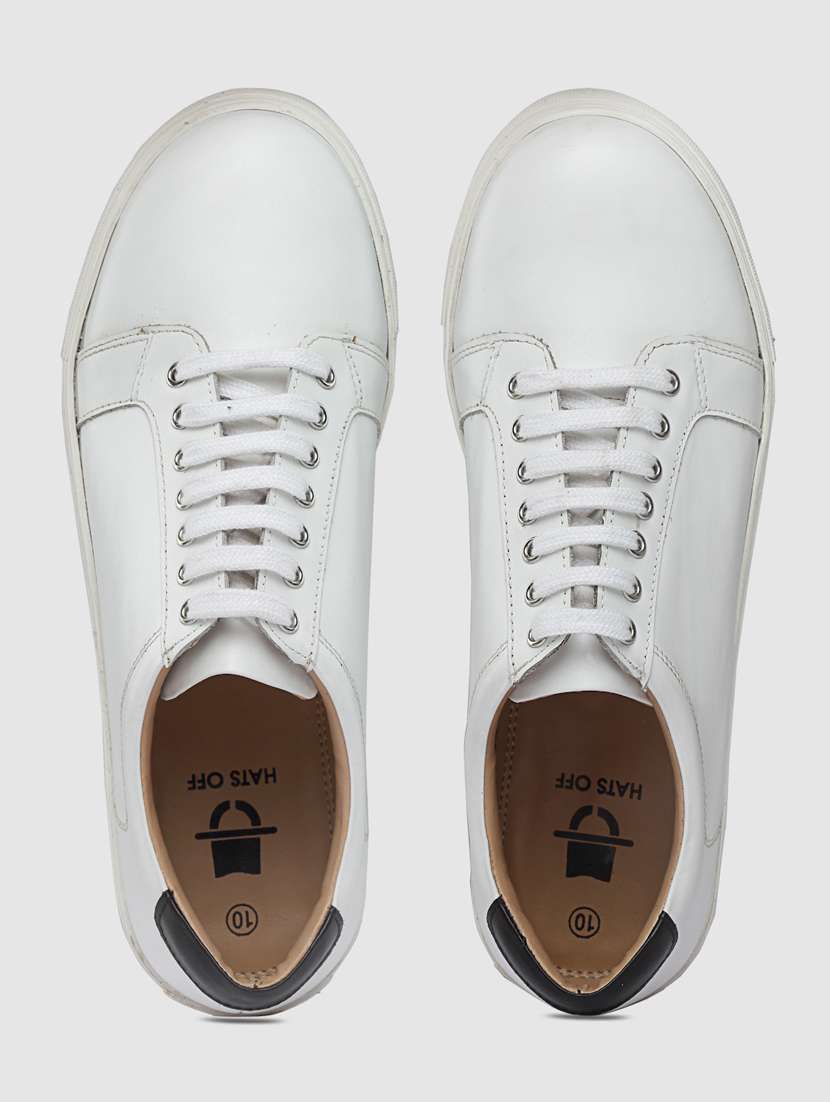 solid lace-up sneakers - 19850174 -  Standard Image - 3