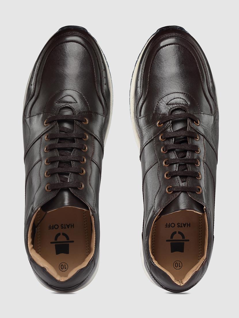 men solid lace-up casual shoes - 19850175 - Standard Image - 3