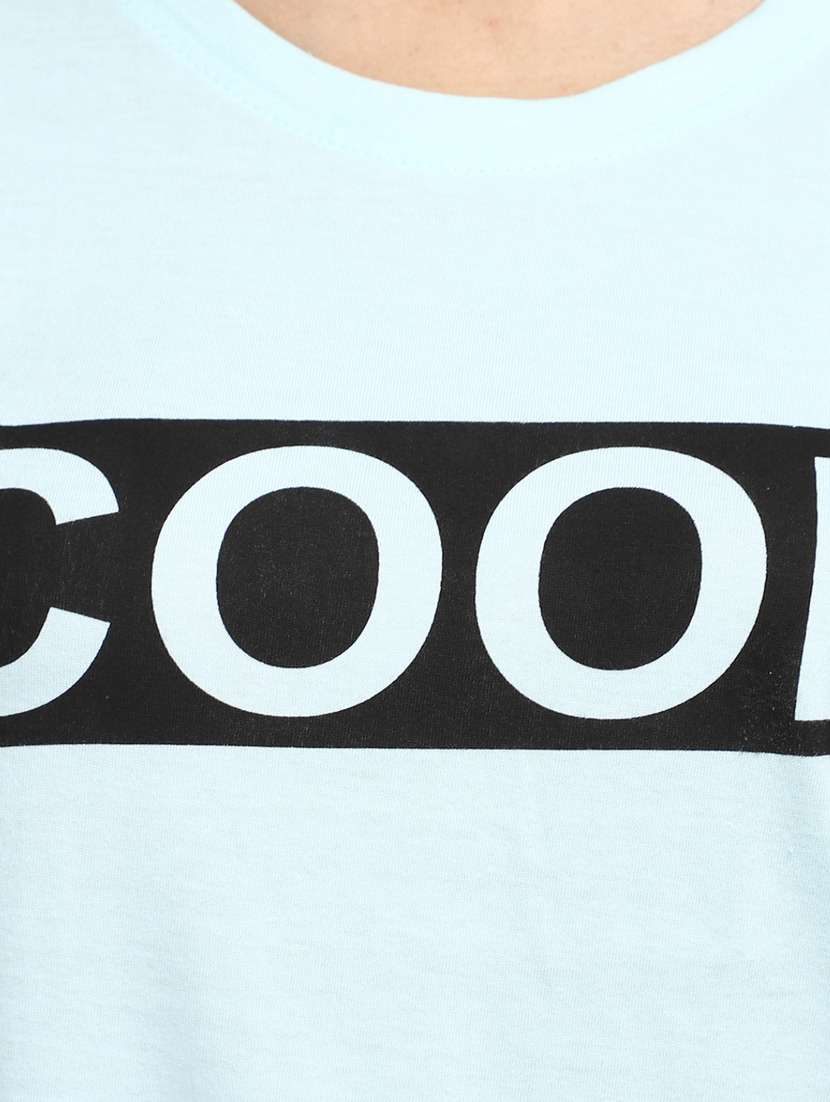 women's chest print round neck t-shirt - 19850290 -  Standard Image - 5