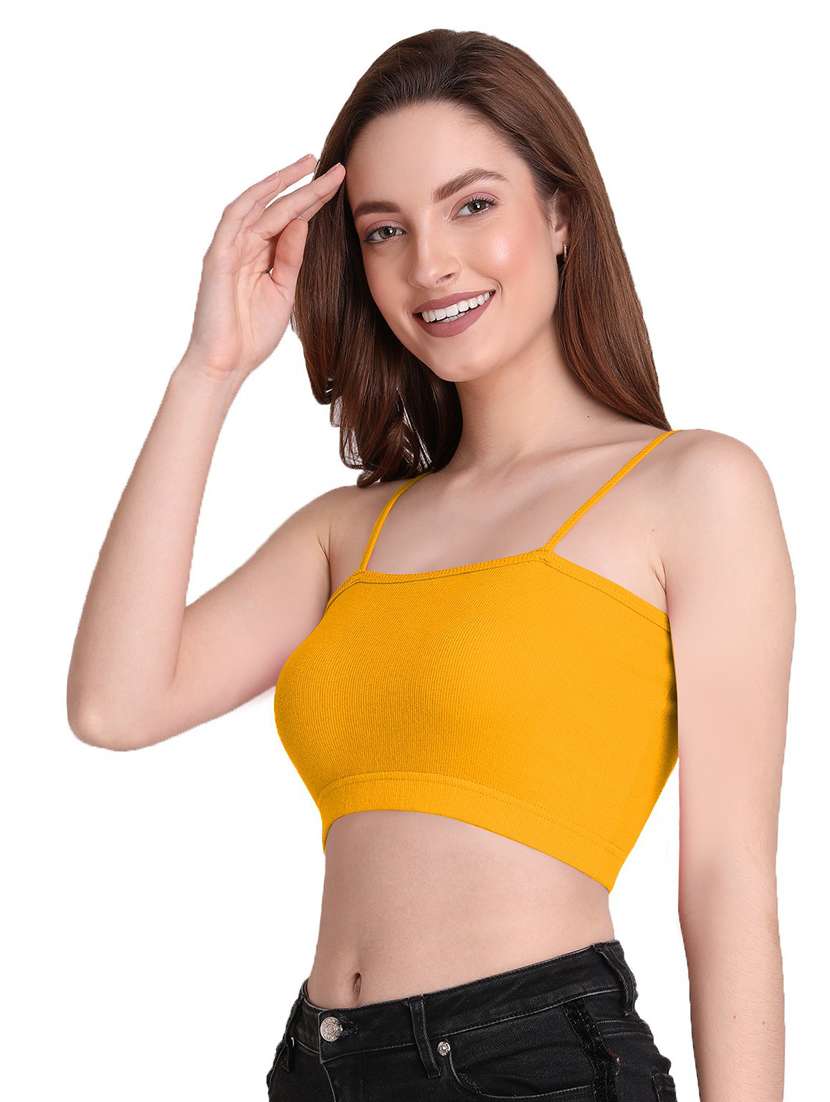 women's crop shoulder strap top - 19851451 - Zoom Image - 0